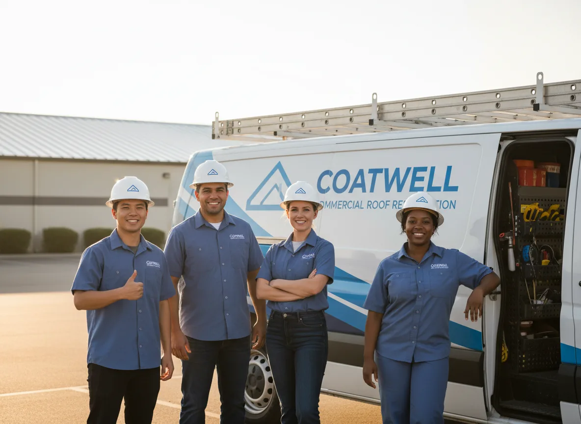 Commercial roof coating company in Mcadoo, PA